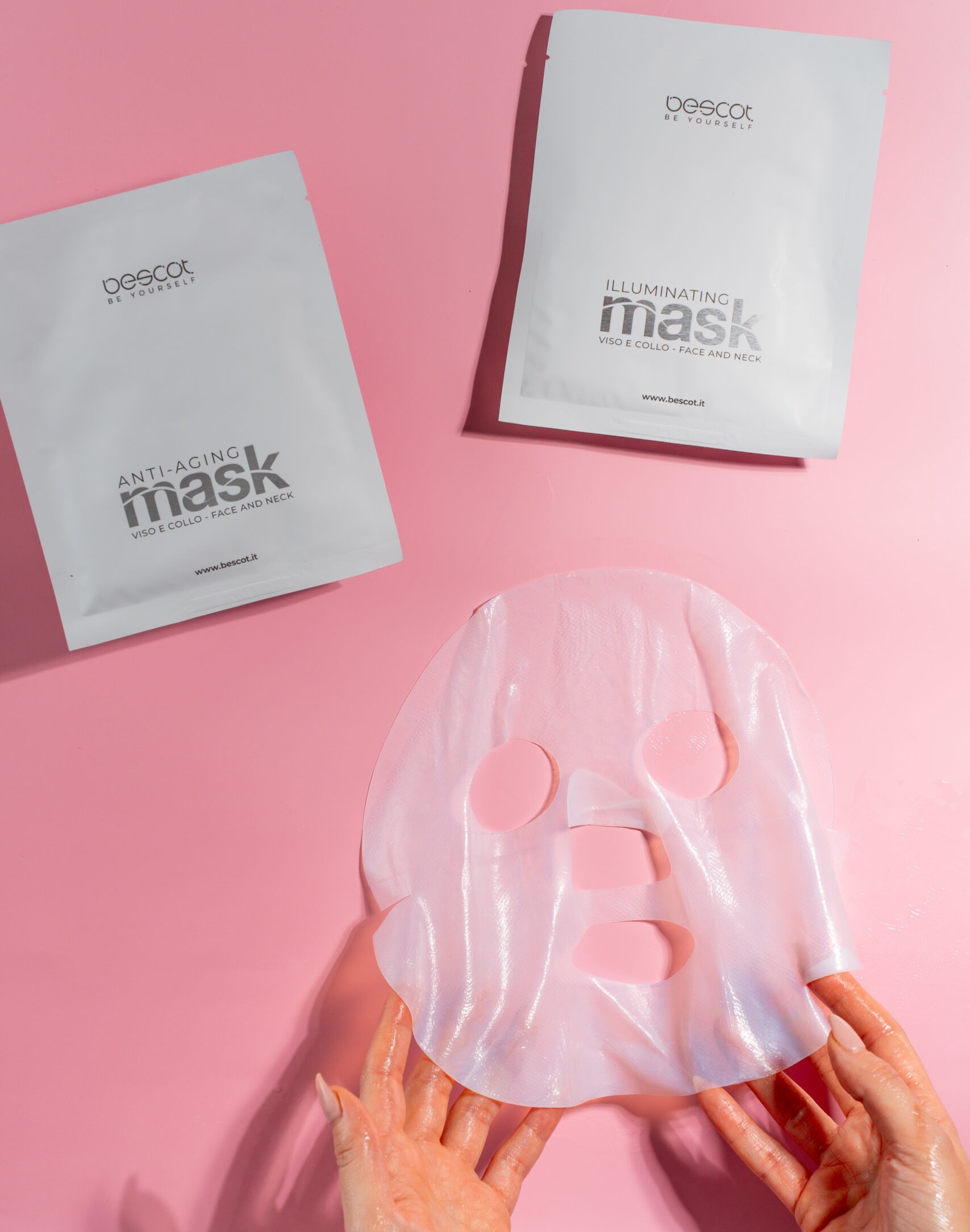 Mascaras hidratante, iluminadora y anti-edad